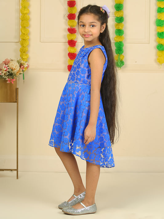 Girls Blue Party Dress