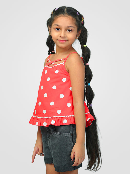 Girls Polka Dots Top