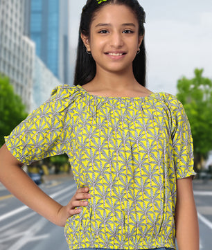 Girls Floral Top