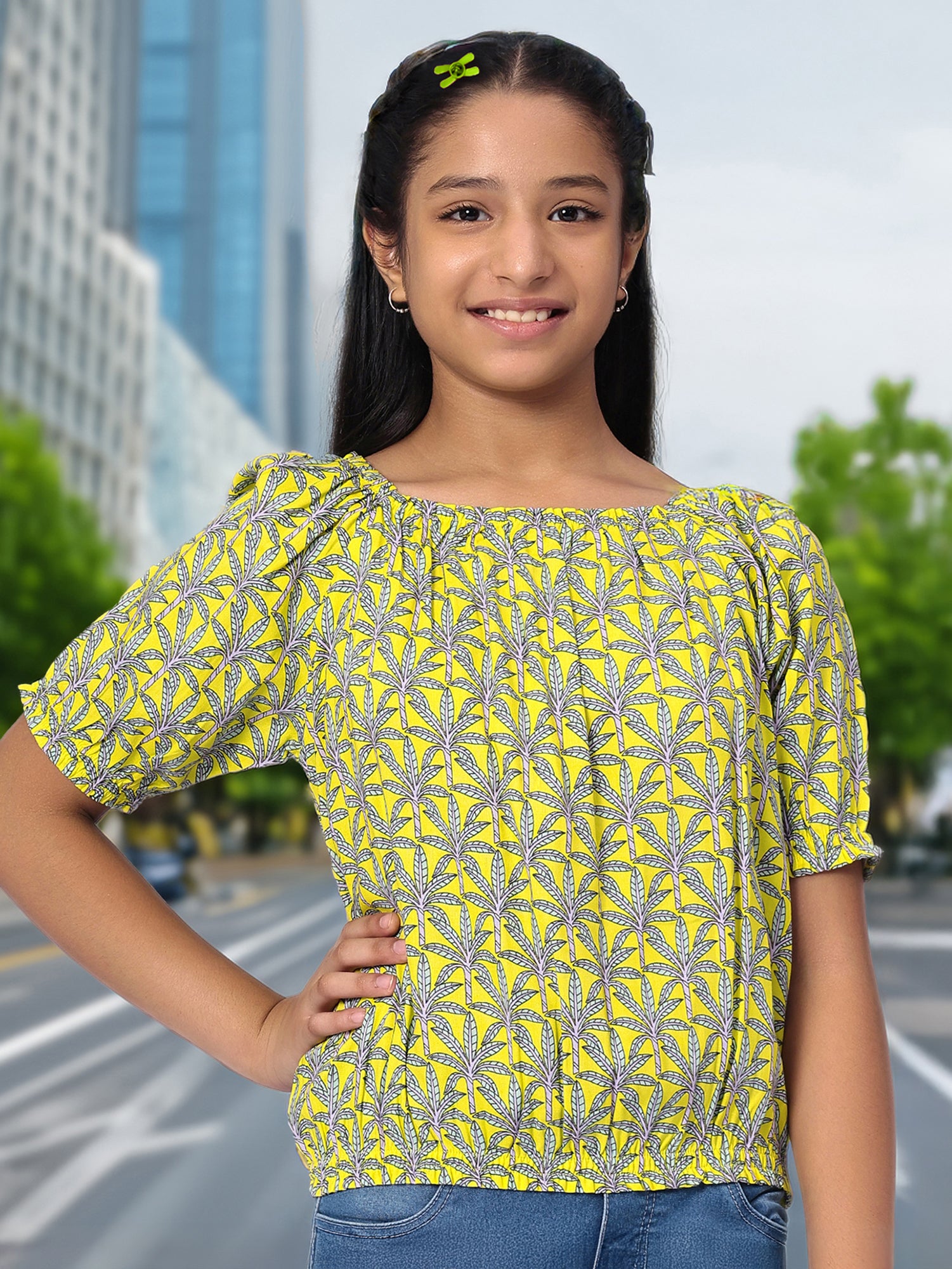 Girls Floral Top