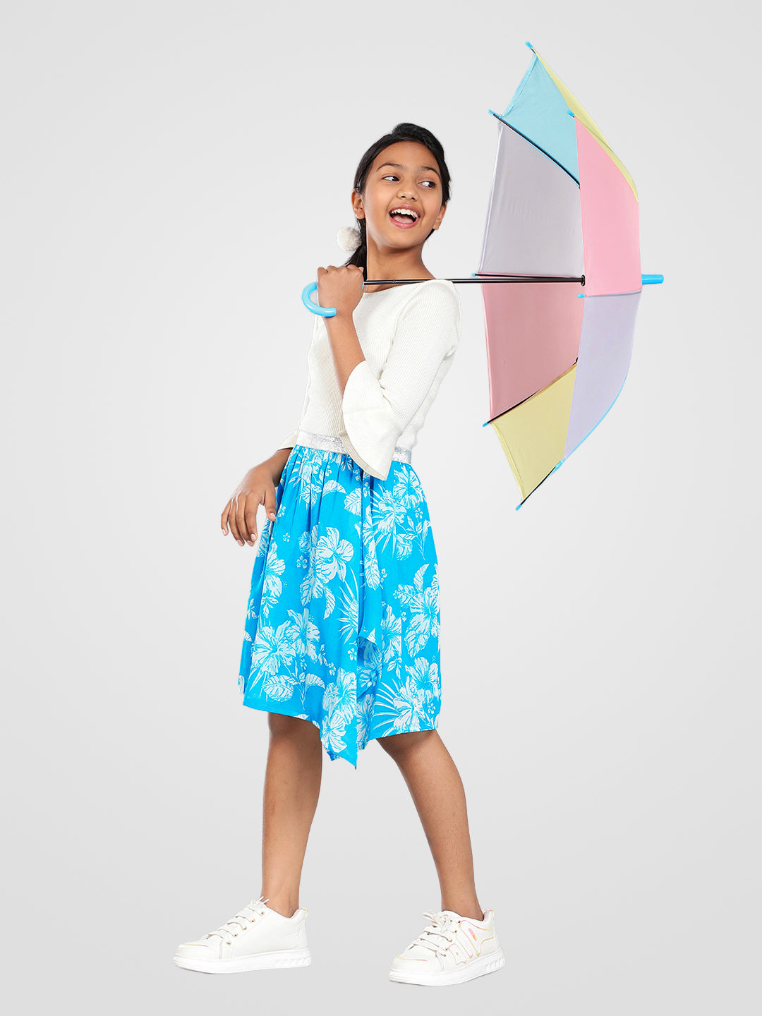 Girls Turquoise Green Skirt