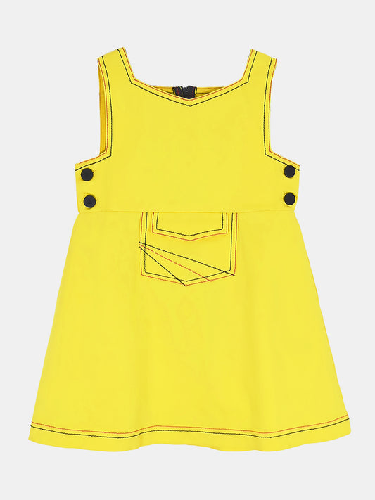 Girls Cotton Dungaree