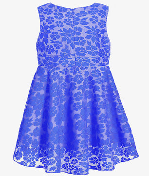 Girls Blue Party Dress