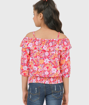 Girls Off Shoulder Top