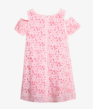 Girls Floral Lace Dress