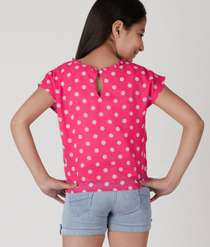 Girls Waist Tie Top