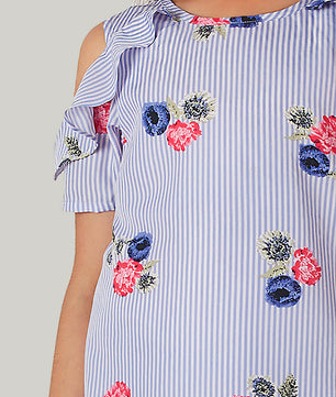 Girls Cold Shoulder Top