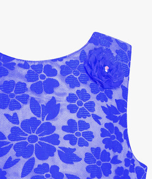 Girls Blue Party Dress
