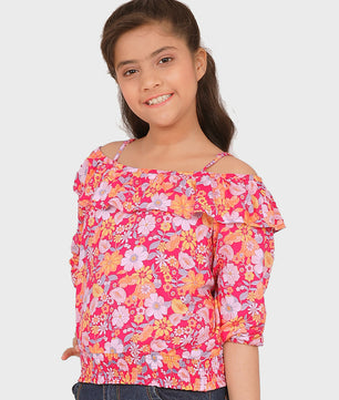 Girls Off Shoulder Top