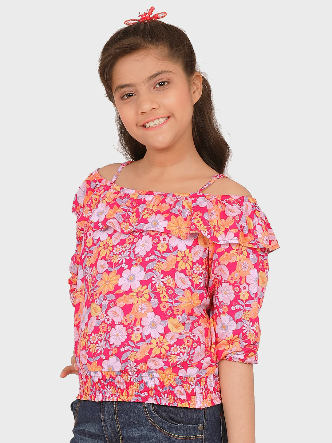 Girls Off Shoulder Top
